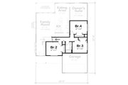 Traditional Style House Plan - 4 Beds 3 Baths 2154 Sq/Ft Plan #20-2394 