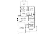 Craftsman Style House Plan - 2 Beds 2 Baths 1182 Sq/Ft Plan #929-460 