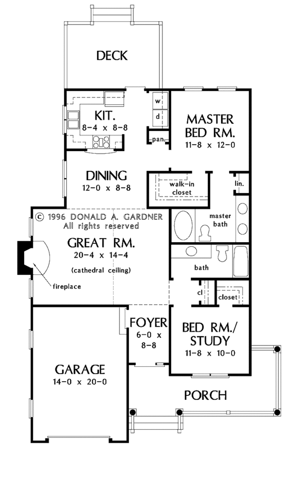 Dream House Plan - Craftsman Floor Plan - Main Floor Plan #929-460