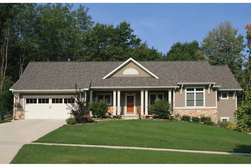 Home Plan - Exterior - Front Elevation 3 for Craftsman House Plan #928-142 - 2 bed, 2.5 bath