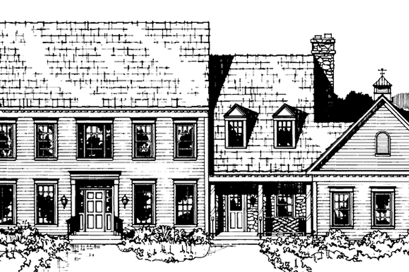 Architectural House Design - Country Exterior - Front Elevation Plan #953-85