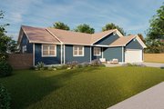 Traditional Style House Plan - 3 Beds 2 Baths 1660 Sq/Ft Plan #1060-194 