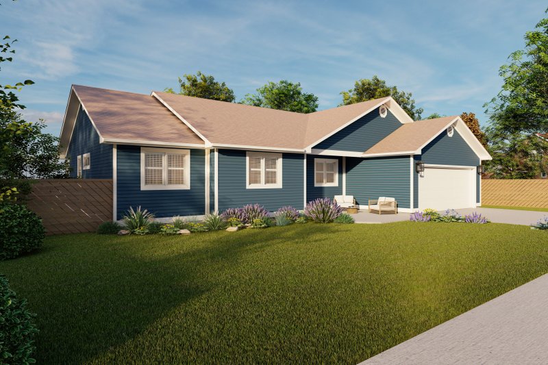 Dream House Plan - Exterior - Front Elevation 3 for Traditional House Plan #1060-194 - 3 bed, 2 bath