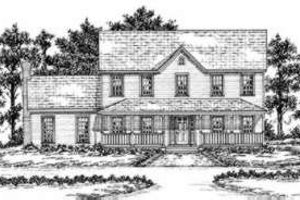 Country Exterior - Front Elevation Plan #36-410