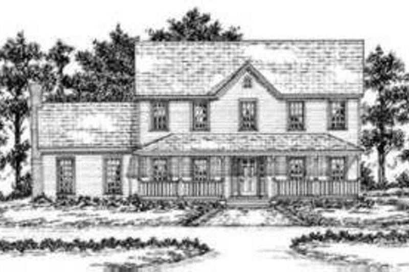 Home Plan - Country Exterior - Front Elevation Plan #36-410