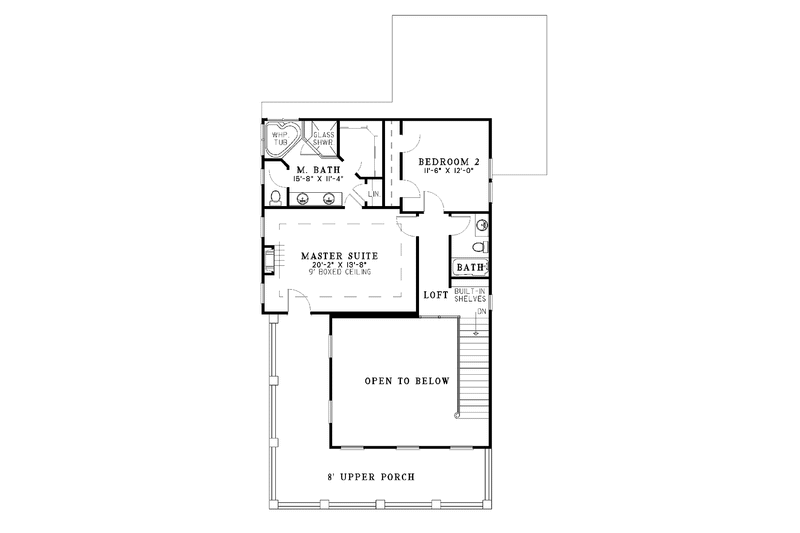 Home Plan - Floor Plan - Upper Floor for Classical House Plan #17-3238 - 3 bed, 3 bath
