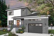 Contemporary Style House Plan - 4 Beds 2.5 Baths 2105 Sq/Ft Plan #23-2706 