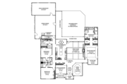 Contemporary Style House Plan - 4 Beds 4 Baths 3594 Sq/Ft Plan #11-278 