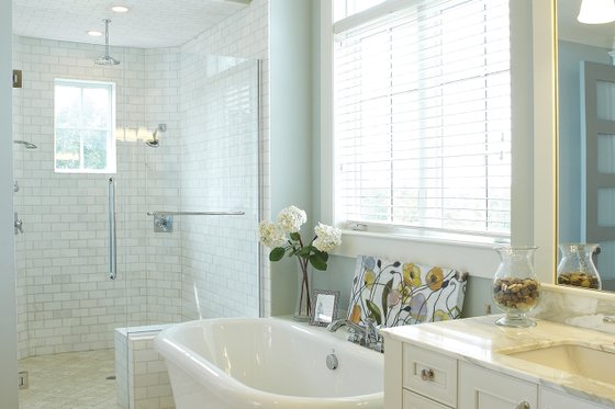 Interior - Master Bathroom 1 for European House Plan #928-8 - 4 bed, 3.5 bath