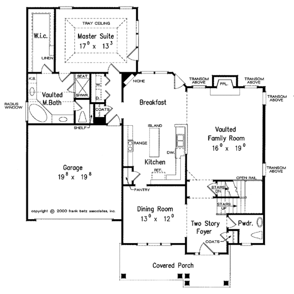 Dream House Plan - Country Floor Plan - Main Floor Plan #927-568
