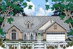 Traditional Exterior - Front Elevation Plan #42-286