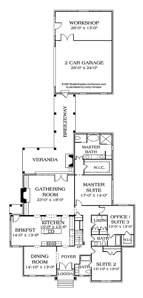 Home Plan - European Floor Plan - Main Floor Plan #453-169