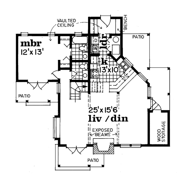 Home Plan - Country Floor Plan - Main Floor Plan #47-738