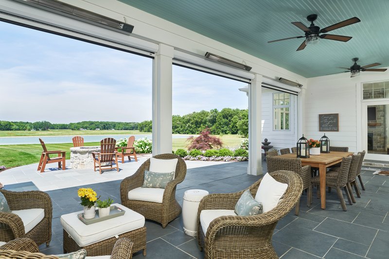 Home Plan - Exterior - Covered Porch for Farmhouse House Plan #928-313 - 4 bed, 4.5 bath