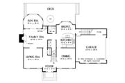 Classical Style House Plan - 3 Beds 2.5 Baths 2356 Sq/Ft Plan #929-101 Floor 