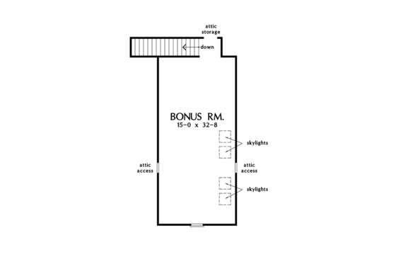 Floor Plan - Other Floor for Traditional House Plan #929-983 - 4 bed, 3.5 bath