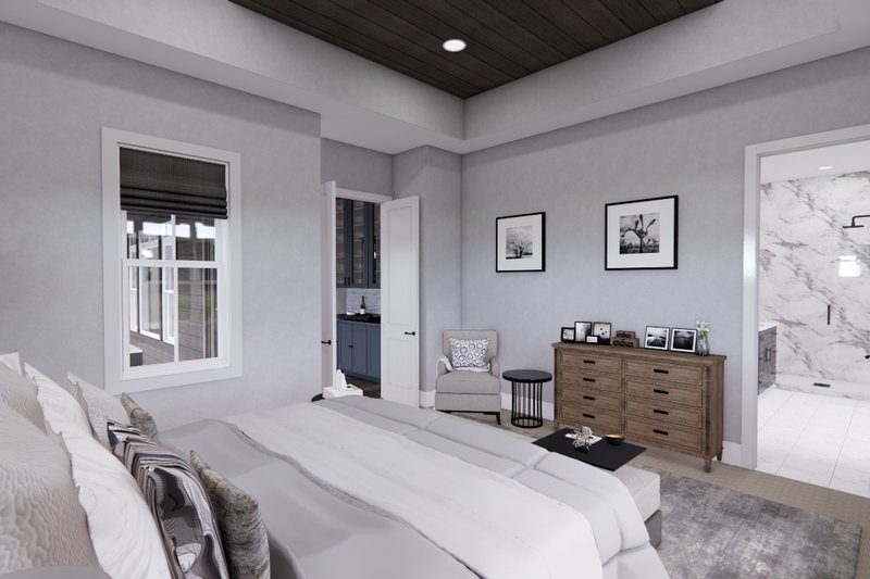 Dream House Plan - Interior - Master Bedroom 1 for Farmhouse House Plan #51-1237 - 3 bed, 2.5 bath
