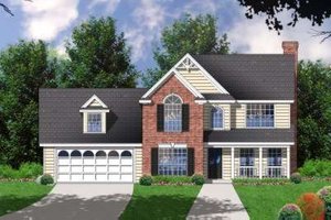 Traditional Exterior - Front Elevation Plan #40-172