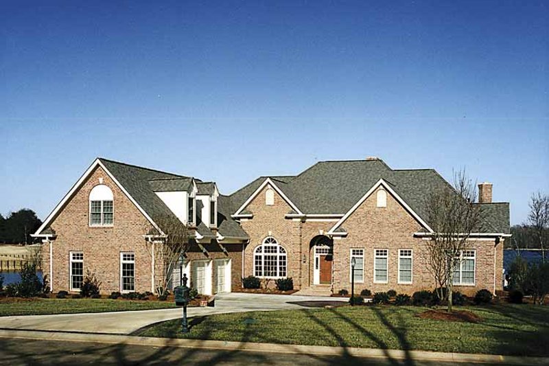 House Blueprint - Exterior - Front Elevation 3 for Country House Plan #453-480 - 4 bed, 3 bath