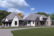 Tudor Style House Plan - 5 Beds 7 Baths 5917 Sq/Ft Plan #1069-37 Exterior 