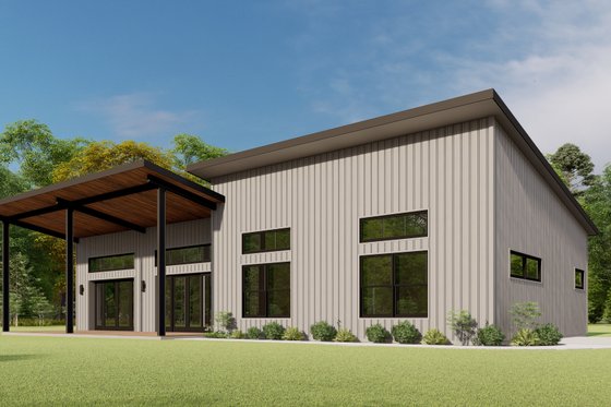 Exterior - Other Elevation for Barndominium House Plan #1092-46 - 2 bed, 2 bath