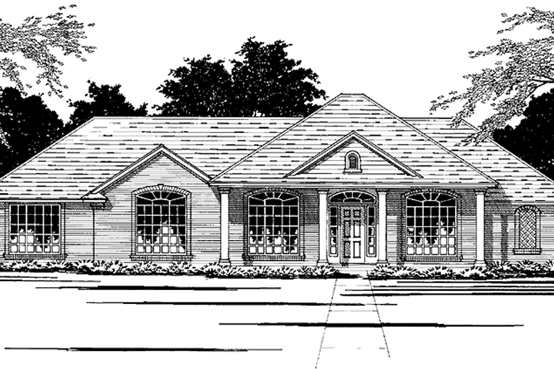 Dream House Plan - Country Exterior - Front Elevation Plan #472-340