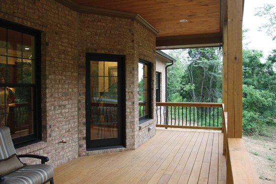 Exterior - Rear Elevation 1 for Country House Plan #927-150 - 3 bed, 2.5 bath