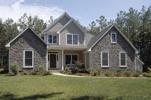 Traditional Exterior - Front Elevation Plan #20-2215