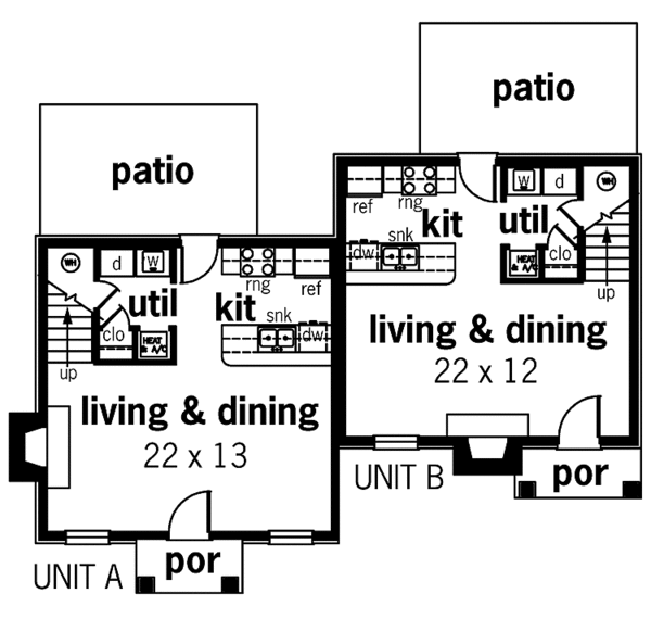 Home Plan - Traditional Floor Plan - Main Floor Plan #45-397