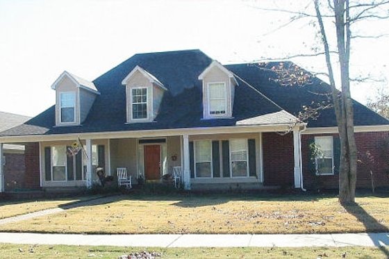 Exterior - Front Elevation for Country House Plan #81-13711 - 3 bed, 2.5 bath