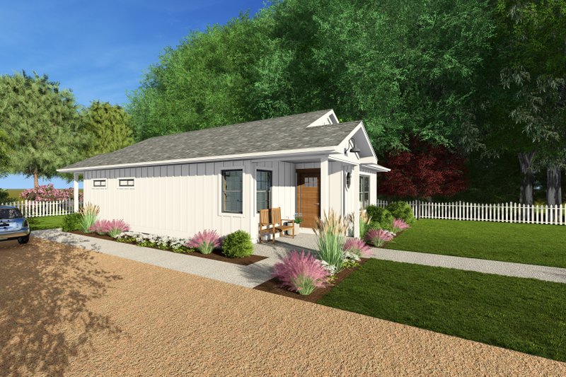 Architectural House Design - Exterior - Other Elevation 1 for Cottage House Plan #126-269 - 2 bed, 1 bath