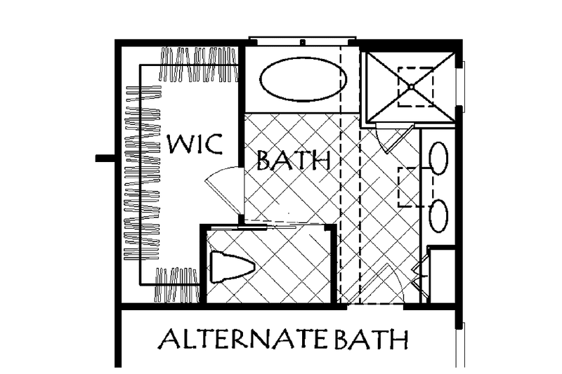 Home Plan - Floor Plan - Main Floor 1 for Colonial House Plan #927-501 - 4 bed, 3 bath