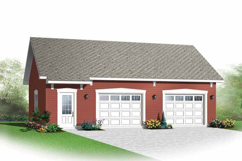 Home Plan - Traditional Exterior - Front Elevation Plan #23-2514
