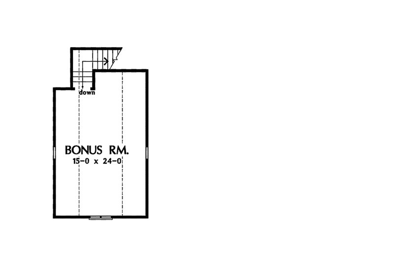 Home Plan - Optional Bonus Level