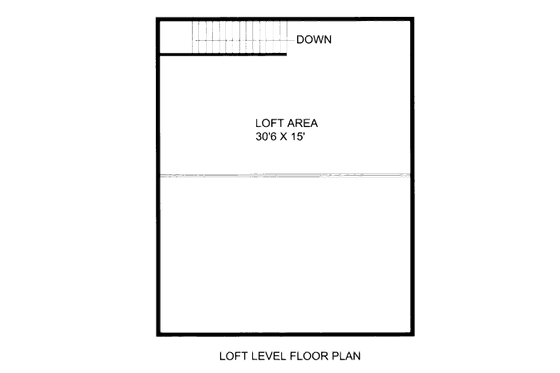 Floor Plan - Upper Floor for Traditional House Plan #117-658, 0 bath