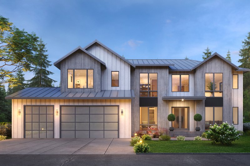 House Design - Farmhouse Exterior - Front Elevation Plan #1066-239