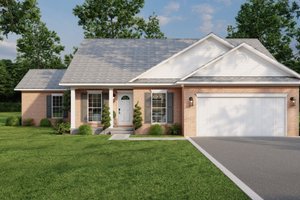 Traditional Exterior - Front Elevation Plan #17-2511