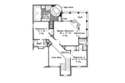 European Style House Plan - 3 Beds 3.5 Baths 2808 Sq/Ft Plan #410-199 