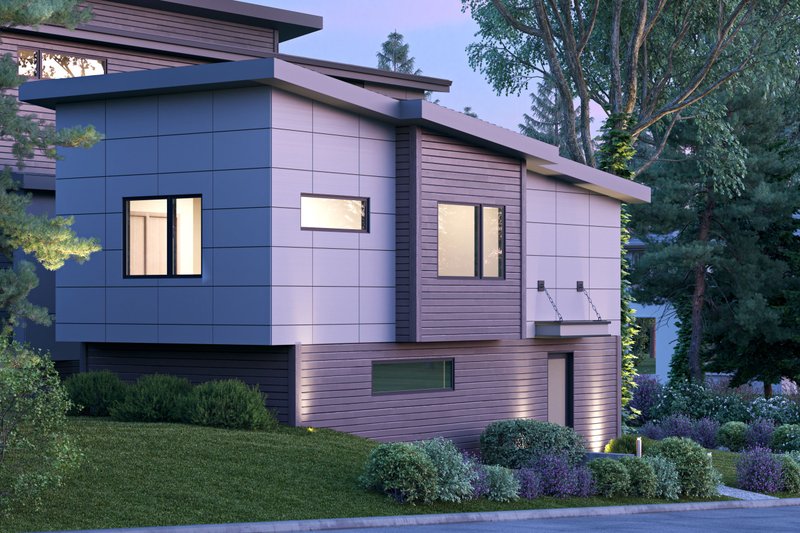 Dream House Plan - Modern Exterior - Front Elevation Plan #1066-156