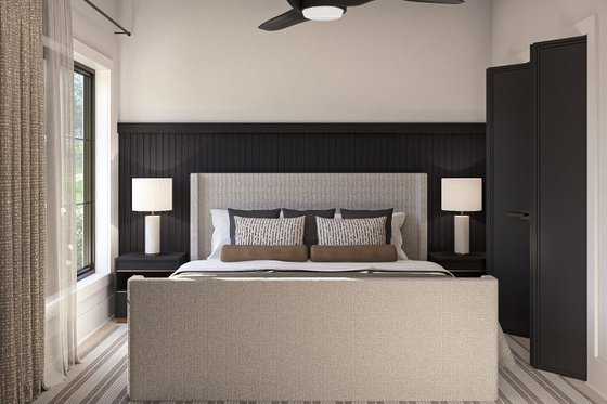 Interior - Bedroom for Barndominium House Plan #455-508 - 2 bed, 2.5 bath