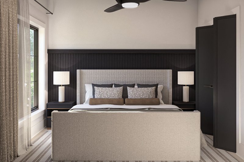 Home Plan - Interior - Bedroom for Barndominium House Plan #455-508 - 2 bed, 2.5 bath