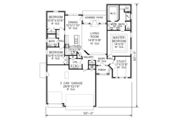 Traditional Style House Plan - 3 Beds 2 Baths 1655 Sq/Ft Plan #65-511 