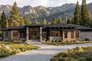 Architectural House Design - Exterior - Front Elevation for Modern House Plan #455-823 - 3 bed, 2.5 bath