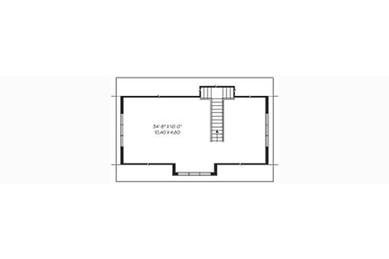 Dream House Plan - Floor Plan - Upper Floor for Traditional House Plan #23-440, 0 bath