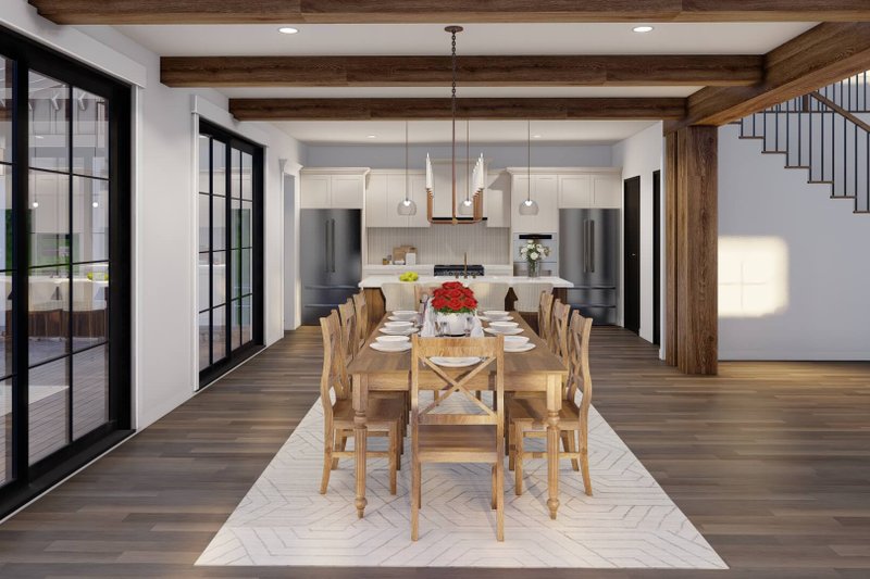 House Blueprint - Interior - Dining Room 1 for Farmhouse House Plan #923-273 - 4 bed, 3.5 bath
