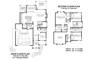 Floor Plan - Other Floor for Farmhouse House Plan #1100-29 - 3 bed, 2.5 bath