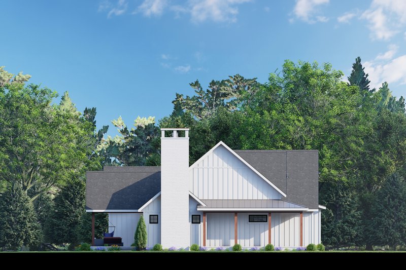 Architectural House Design - Exterior - Other Elevation 1 for Farmhouse House Plan #1088-11 - 3 bed, 2 bath