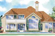 Mediterranean Style House Plan - 3 Beds 3.5 Baths 2913 Sq/Ft Plan #930-297 