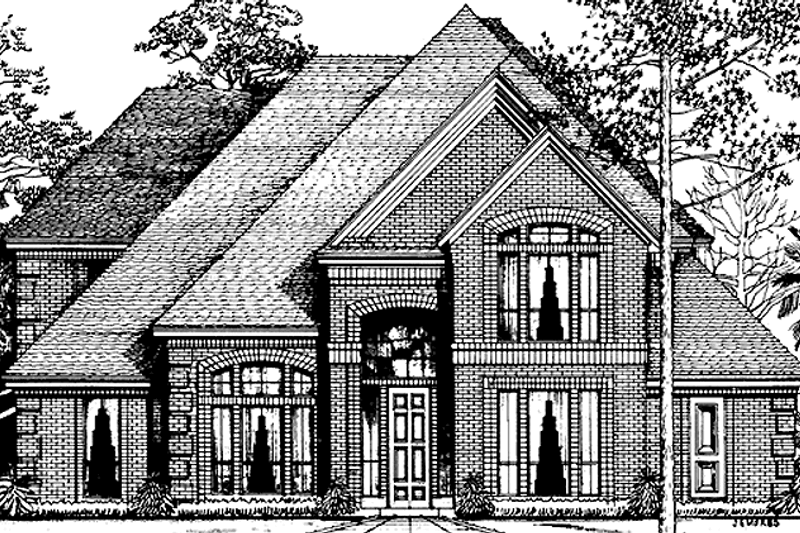 Dream House Plan - Country Exterior - Front Elevation Plan #974-2