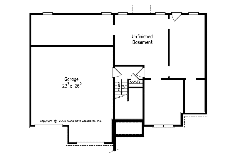 House Blueprint - Floor Plan - Main Floor for Colonial House Plan #927-912 - 3 bed, 2 bath
